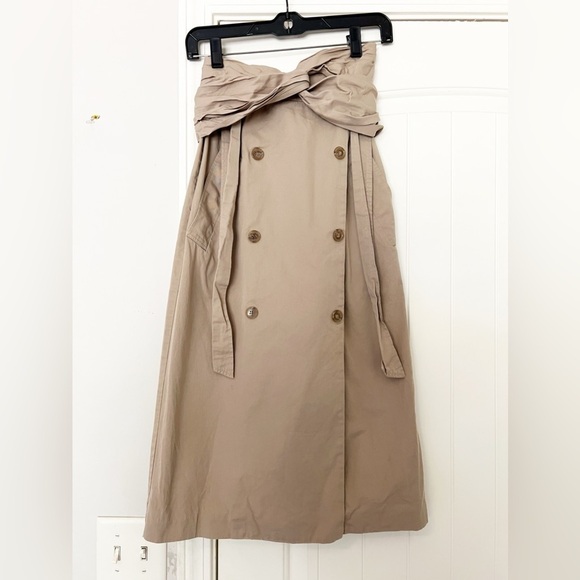 Rokh Twisted Wrap Midi Skirt - Picture 4 of 12